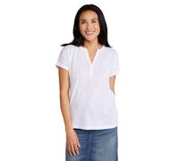 Mountain Warehouse Skye Womens Slub T-Shirt - UV Protection Ladies Casual Active Tee, Lightweight Top, Breathable - Spring Summer, Holiday, Gym, Outdoors White Women's Size 16