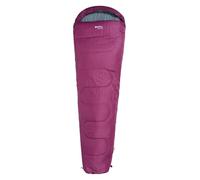 Mountain Warehouse Sleeping Bag - Basecamp 250 - Camping Spring Summer Season Lightweight Compact - For Spring Summer, Camping & Trekking Berry