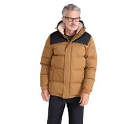 Mountain Warehouse Snow Borg Lined Mens Padded Jacket - Thermal tested -40°C & Water-resistant Coat in Rip Stop Fabric - Autumn Winter, Outdoors, Travelling & Hiking Tan XS