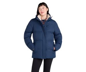 Mountain Warehouse Snow Borg Lined Womens Padded Jacket - Warm & Cosy - Womens Coat with Thermal Padding - Spring Summer, Outdoors, Travelling & Hiking Navy Women's Size 16
