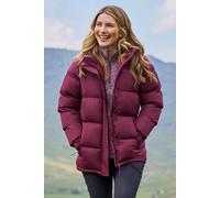Mountain Warehouse Snow Womens Full-Zip Padded Jacket Burgundy 12