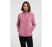Mountain Warehouse Snowdon Melange II Womens Full-Zip Fleece - Pink - Pink - Size: 4