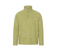 Mountain Warehouse Snowdon Mens Micro Fleece Top - Breathable Antipill, Half Zip Collar Sweater, Quick Drying Smooth Pullover - For Spring Summer & Outdoors Pale Green 4XL
