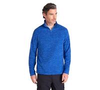 Mountain Warehouse Snowdon Mens Micro Fleece Top - Warm, Breathable, Quick Drying, Zip Collar Fleece Sweater, Soft & Smooth Pullover - For Spring Summer, Travelling, Walking Cobalt 4XL