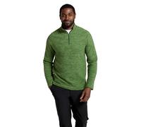 Mountain Warehouse Snowdon Mens Micro Fleece Top - Warm, Breathable, Quick Drying, Zip Collar Fleece Sweater, Soft & Smooth Pullover - For Spring Summer, Travelling, Walking Bright Green 3XL