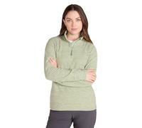Mountain Warehouse Snowdon Womens Fleece Top - Warm Ladies Pullover, Lightweight Sweater, Half Zip, Breathable & Quick Drying - Spring Summer, Walking, Travel Pale Green Women's Size 12
