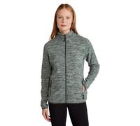 Mountain Warehouse Snowdon Womens Full Zip Fleece - Lightweight Ladies Sweater Top, Breathable Baselayer, Antipill - Best for Spring Summer, Camping & Hiking Khaki Women's Size 4