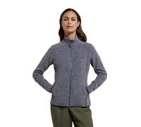 Mountain Warehouse Snowdon Womens Full Zip Fleece - Lightweight Ladies Sweater Top, Breathable Baselayer, Antipill - Best for Spring Summer, Camping & Hiking Charcoal Women's Size 14
