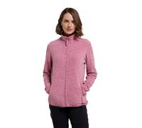 Mountain Warehouse Snowdon Womens Full Zip Fleece - Lightweight Ladies Sweater Top, Breathable Baselayer, Antipill - Best for Spring Summer, Camping & Hiking Pale Pink Women's Size 4