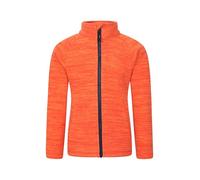 Mountain Warehouse Snowdonia Kids Fleece Jacket - Soft Touch Sweater, Lightweight, Quick Drying Pullover, Antipill Top, Practical - For Spring Summer, Travelling Orange (01) Kids Size 3-4 Years