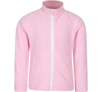 Mountain Warehouse Snowdonia II Kids Fleece - Lightweight, Quick Drying Sweatshirt - Outdoors Light Pink (01) Kids Size 3-4 Years