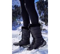 Mountain Warehouse 'snowflake' Waterproof Breathable Non Slip Warm Long Winter Snow Boots In Black Black 8