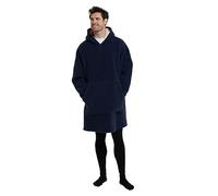 Mountain Warehouse Snug Borg Lined Hooded Blanket - Fleece Lined Warm & Cosy Pullover with Kangaroo Pocket & Stretch Cuff - Autumn Winter & Indoors