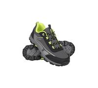 Mountain Warehouse Softshell Kids Shoes - Durable & Breathable Sneakers, Mesh Lined, High Traction - for Spring Summer, Running, Hiking & Outdoors Bright Green Junior Shoe Size 2
