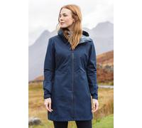 Mountain Warehouse 'solstice' 2.5 Layer Waterproof Jacket Breathable Zip Up Outerwear Coat In Navy Navy 12
