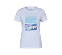 Mountain Warehouse Southwold Womens Short-Sleeved T-Shirt - Cotton, UV Protect Max, Lightweight - Spring Summer Outings & Outdoors White Women's Size 10