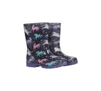 Mountain Warehouse Splash Toddler Light-Up Wellies - Black - Black - Size: 10