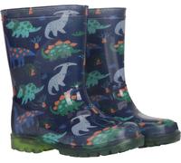 Mountain Warehouse Splash Toddler Light-Up Wellies - Waterproof Flashing Light Shoes, Kids Rain Boots - Spring Summer, Hiking, Trekking, Outdoors & Walking Navy Kids Shoe Size 12