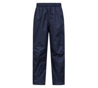 Mountain Warehouse Spray Kids Waterproof Trousers | Boys & Girls Breathable Childrens Bottoms with Mesh Lining, Comfy Taped Seams Rain Pants with Half Leg Zip, For Wet Weather