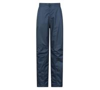 Mountain Warehouse Spray Womens Short Waterproof Over Trousers - Mesh Lined Ladies Over Pants, Taped Seams, Half Zip, Walking Rain Pants - for Spring Summer,Travelling, Hiking Navy Women's Size 16