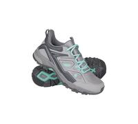 Mountain Warehouse 'sprint' Waterproof High Traction Trainers Lace Up Trail Runner Shoes In Grey Grey 5
