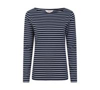 Mountain Warehouse 'St Ives' Womens Top Cotton Crew Neck Breathable Summer Casual Tee Navy - Size 6 UK
