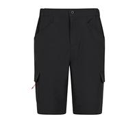 Mountain Warehouse Steve Backshall Pursuit Mens Shorts - Repreve® Our Ocean™, Water-Resistant, 4-Way-Stretch Bottoms with UPF 50+ - for Summer, Beach & Outdoors Black 32W