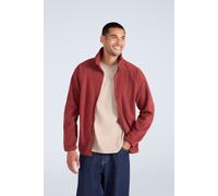 Mountain Warehouse 'Stockholm' Mens Fleece Jacket Full Zip Breathable Sweater Red - Size Small
