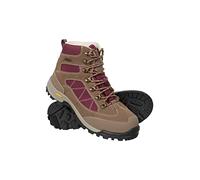 Mountain Warehouse Storm Womens Waterproof Boots - Breathable Ladies Shoes, Quick Drying, Durable Footwear, Rubber Outsole - For Spring Summer, Hiking, Travelling Brown Womens Shoe Size 7 UK