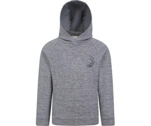 Mountain Warehouse Strath Melange Super Soft Kids Hoodie - Grey