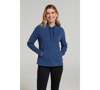 Mountain Warehouse 'strath' Soft Lightweight Hoodie Casual Adjustable Fleece Sweatshirt In Navy Navy 6