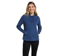 Mountain Warehouse Strath Womens Super Soft Hoodie - Ladies Lightweight Sweatshirt with Kangaroo Pocket & Adjustable Hood - Camping, Outdoors, Travelling & Hiking Navy Women's Size 14