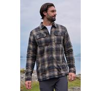 Mountain Warehouse Stream II Men's Fleece Lined Flannel Shirt Long Sleeve Top