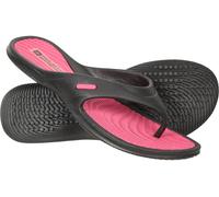 Mountain Warehouse Street Womens Flip Flops - Slip on Slippers, Lightweight Ladies Sandals, Breathable Beach Flip Flops, EVA Footbed - Spring Summer Travelling Bright Pink Adult Shoe Size 8