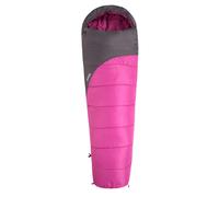 Mountain Warehouse Summit 250 Left Zip Mummy Sleeping Bag - Fuchsia/Black - 200cm