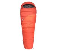 Mountain Warehouse Summit 250 Sleeping Bag - 3/4 Season Insulated & Mummy Shaped Bag - For Spring Summer, Camping & Trekking Burnt Orange Left Handed Zip - Regular Length (200cm)
