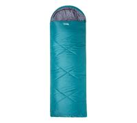 Mountain Warehouse Summit 250 Square Sleeping Bag Insulated Two Way Zip Camp Bed In Mid Blue Mid Blue One Size