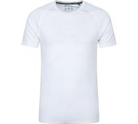 Mountain Warehouse Summit Mens Merino Baselayer T-Shirt - Extra Warm Wool, Round Neck Tee, Short Sleeves - Ideal to Wear As A Thermal Top in The Winter White (02) 4XL