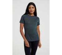 Mountain Warehouse 'summit' Lightweight Antibacterial Warm Merino Wool Thermal T-Shirt In Khaki Khaki 10