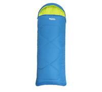 Mountain Warehouse Summit Mini Square Sleeping Bag - 2/3 Season, Lightweight, Inner Pocket - For Spring Summer, Camping & Trekking Cobalt One Size
