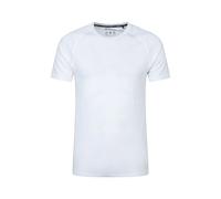 Mountain Warehouse 'Summit' Mens Merino Baselayer T-Shirt Casual Short Sleeve Crew Neck Tee Top White - Size 2XS