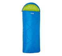 Mountain Warehouse Summit Mini Square Sleeping Bag - 2/3 Season, Lightweight, Inner Pocket - For Spring Summer, Camping & Trekking Cobalt