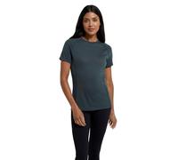 Mountain Warehouse Summit Womens Merino Thermal Top - Moisture Wicking, Anti-Bacterial & Quick Drying Ladies Baselayer - Spring Summer, Outdoors, Travelling & Hiking Khaki Women's Size 8