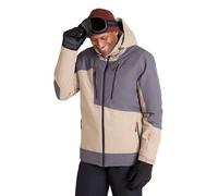 Mountain Warehouse Supernova Mens Ski Jacket - Warm, Breathable, Waterproof & Padded Coat, Thermal Tested -30°C - Best for Autumn, Winter, Skiing, Winter Sports Dark Beige S