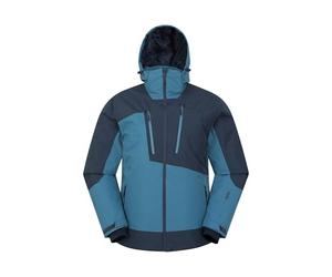 Mountain Warehouse Supernova Mens Ski Jacket - Warm, Breathable, Waterproof & Padded Coat, Thermal Tested -30°C - Best for Autumn, Winter, Skiing, Winter Sports Blue XL