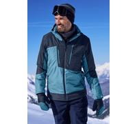 Mountain Warehouse Supernova Mens Ski Jacket - Warm, Breathable, Waterproof & Padded Coat, Thermal Tested -30°C - Best for Autumn, Winter, Skiing, Winter Sports Blue XS