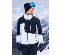 Mountain Warehouse Supernova Mens Ski Jacket - Warm, Breathable, Waterproof & Padded Coat, Thermal Tested -30°C - Best for Autumn, Winter, Skiing, Winter Sports Off White 2XL