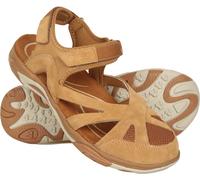 Mountain Warehouse Sussex Womens Covered Sandals - Wolverine Suede, Phylon Midsole, Rubber outsole Ladies Footwear - Spring Summer, Beach, Walking & Outdoors Brown Adult Shoe Size 6