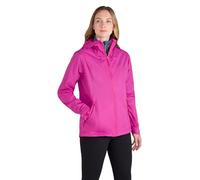 Mountain Warehouse Swerve Womens Waterproof Jacket, Adjustable Cuffs, Breathable,Taped Seams, Packs Away, Womens Rain Coat - For Spring Summer, Walking & Outdoors Bright Pink Women's Size 20