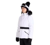 Mountain Warehouse Swiss Womens Recco Ski Jacket -Padded, Snowproof, Breathable, Extra Ventilation - Best for Winter Skiing, Sports, Walking White Women's Size 14